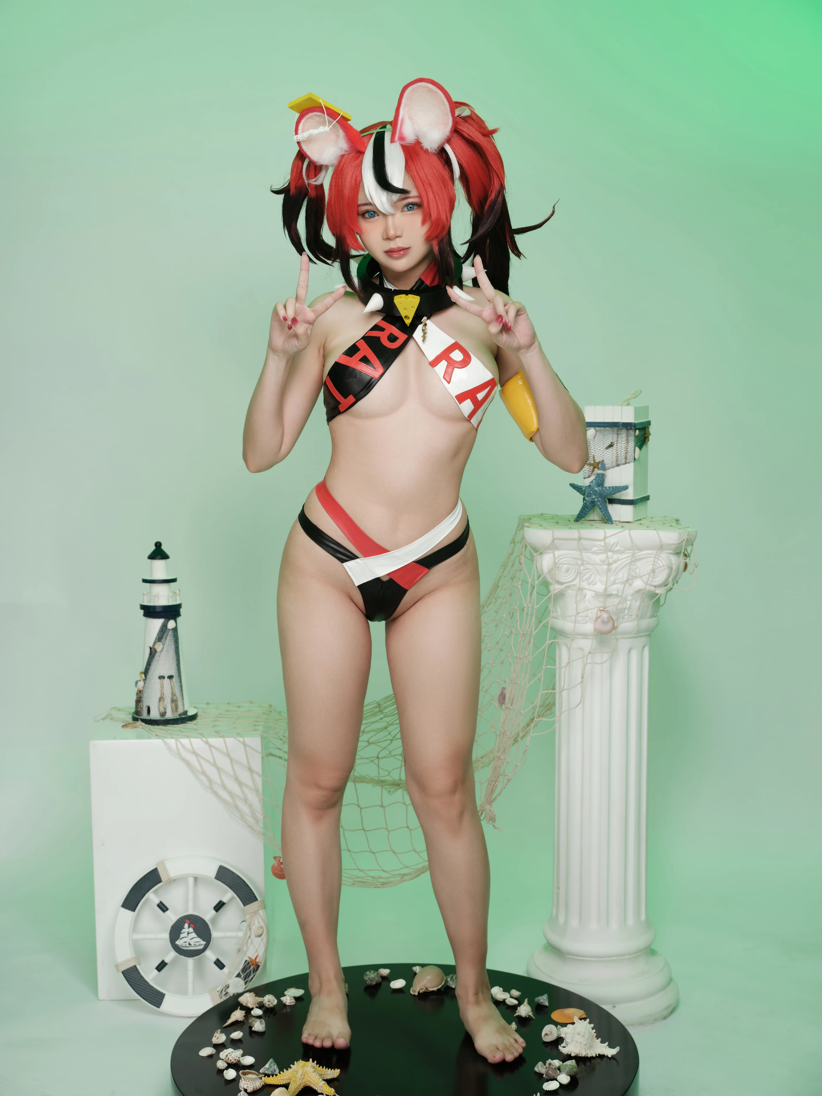 ZinieQ - NO.005 Hakos Baelz Pole Dancing [38P] 1